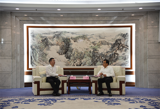 yp街机集团董事长乔德卫拜会济南市政府向导